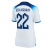 Damen Fußballbekleidung England Jude Bellingham #22 Heimtrikot WM 2022 Kurzarm